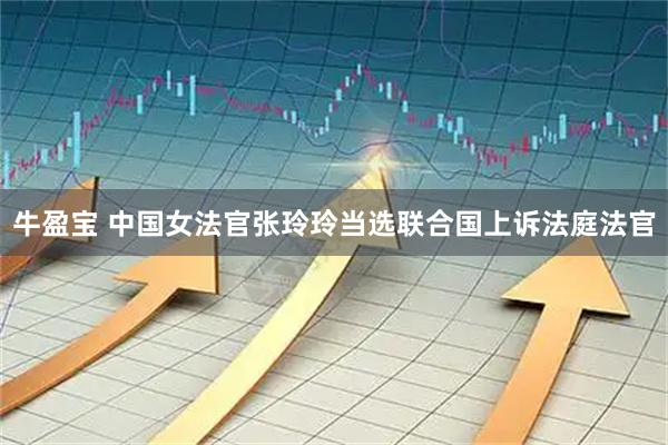 牛盈宝 中国女法官张玲玲当选联合国上诉法庭法官